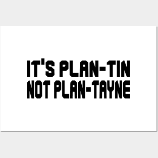 IT'S PLAN-TIN NOT PLAN-TAYNE - IN BLACK - FETERS AND LIMERS – CARIBBEAN EVENT DJ GEAR Posters and Art